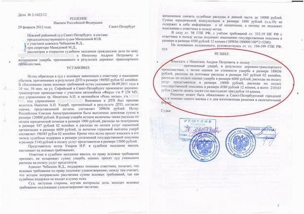 Судебные акты в порядке исполнительного производства